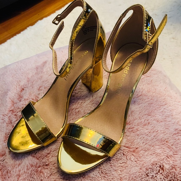 Gold Scrappy sandals heel girl Madden - Picture 3 of 7